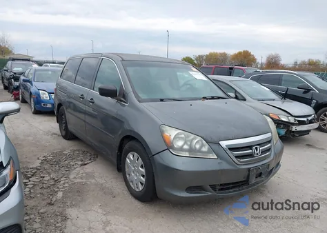 2007 Honda Odyssey Lx from USA, damaged, VIN 5FNRL38207B113786